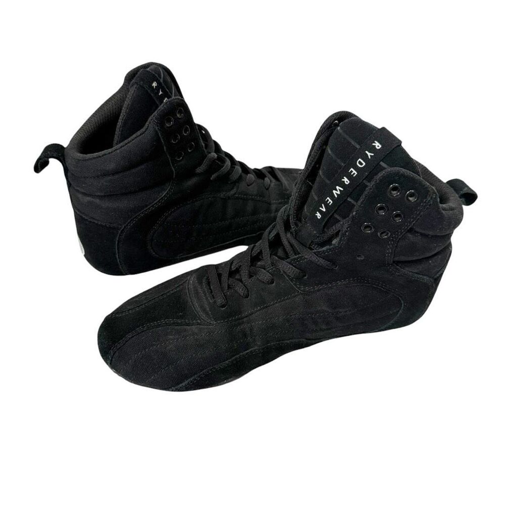 Ryderwear Women’s D-Mak Originals Black High Top Weightlifting Shoes Size 8.5